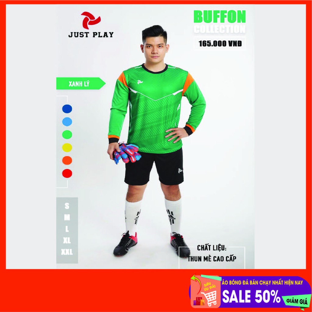 Bộ quần/áo thể thao, Bộ áo bóng đá JP THỦ MÔN  2021 - 2022 sẵn kho, giá tốt chất vải mềm mát mịn, thấm hút mồ hôi.