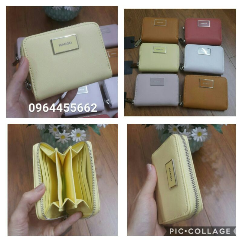 Ví ngắn Mango đủ màu - hxt kèm bill