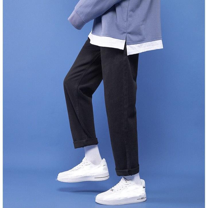 Quần jean nam baggy HELLOYOU ống suông rộng Top xu hướng 2022