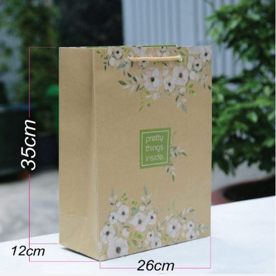 [HCM]giá siêu rẻ - Túi giấy giá rẻ đựng quần áo quà tặng size 35x26x12 cm (mẫu 22)