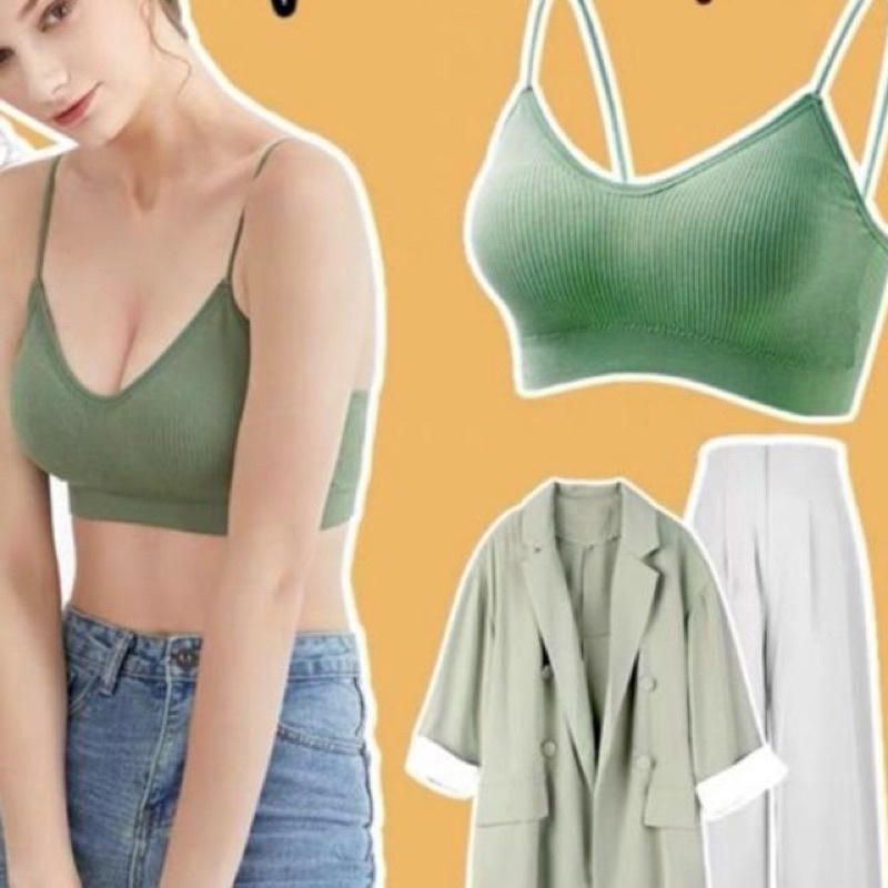 Áo bra quây gân tăm - co dãn 4 chiều