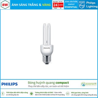 Đèn philips essential 8w cdl e27