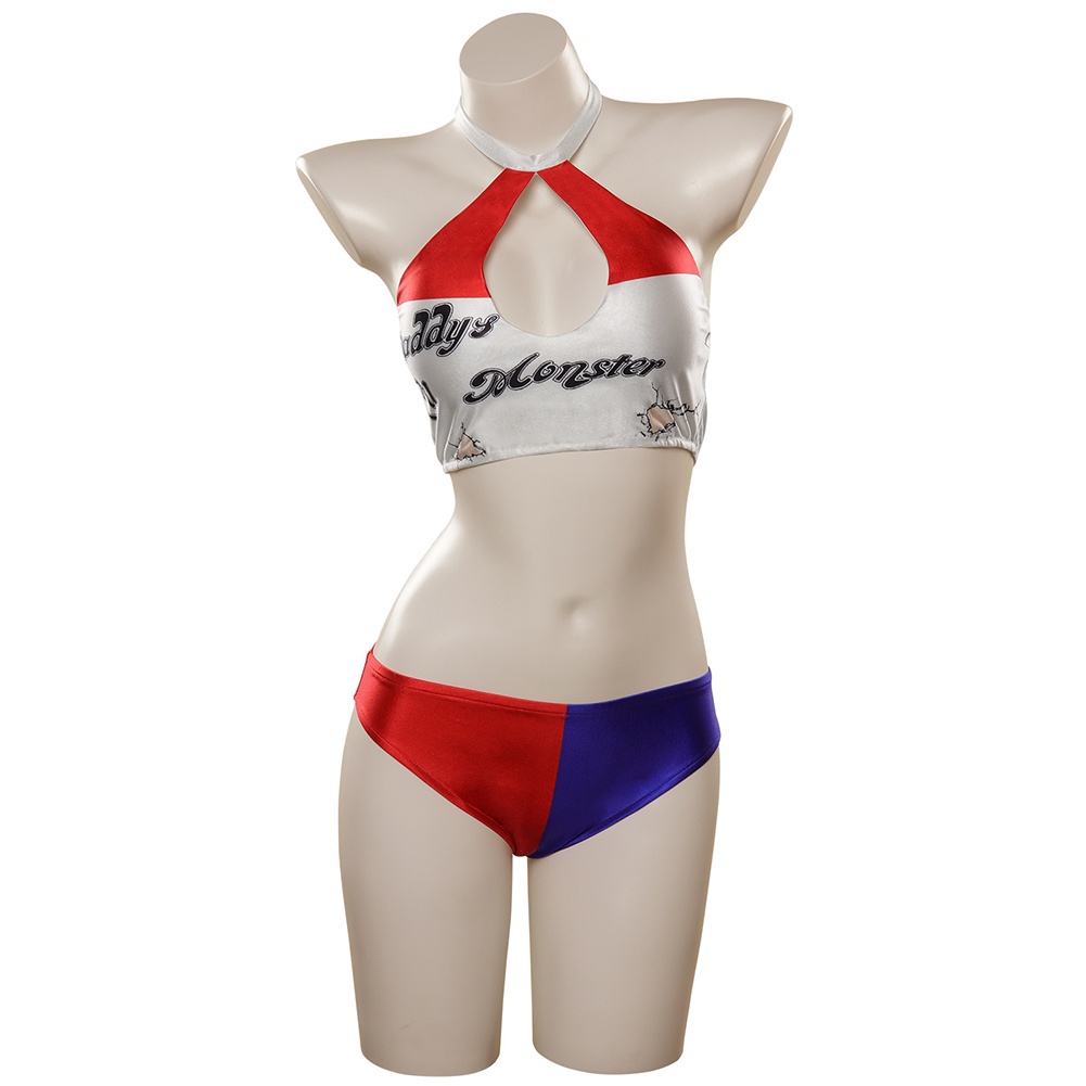 Bộ Đồ Bơi bikini Hóa Trang harley quinn Gợi Cảm
