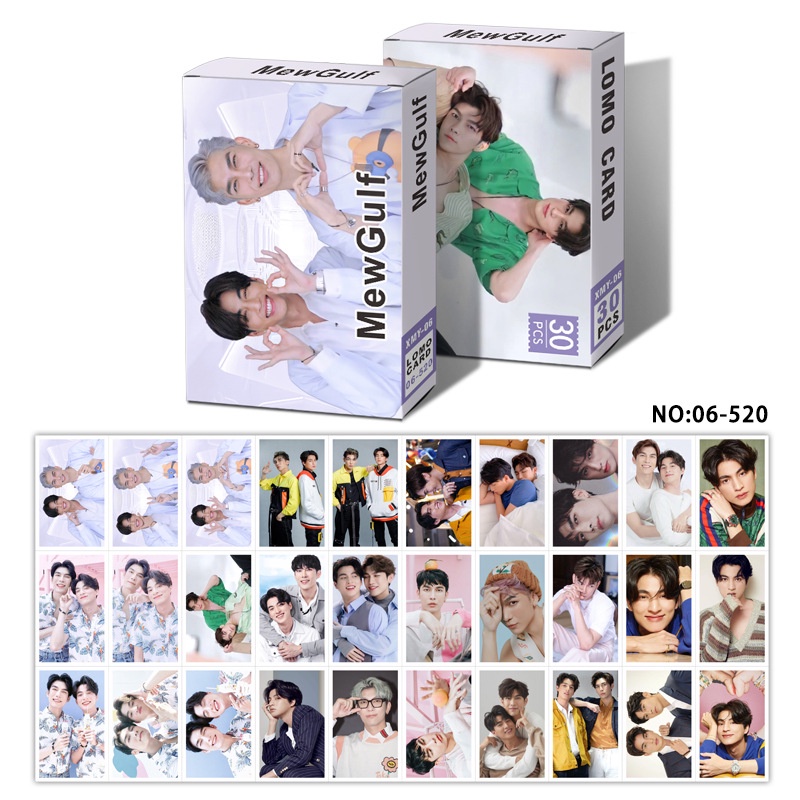 Thailand Boys F4 DEW BRIGHTWIN YINWAR OFFGUN MewGulf INTO1 GOT7 JACKSON IVE Photocard Lomo Card