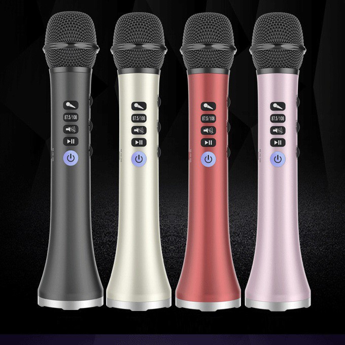 Micro Bluetooth Cao Cấp Mic L-598 và L-698 Âm Hút, Chống Hú Rè hát karaoke công suất 15w