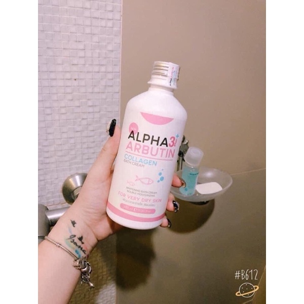 Sữa tắm trắng da alpha albutin 3+ 350ML