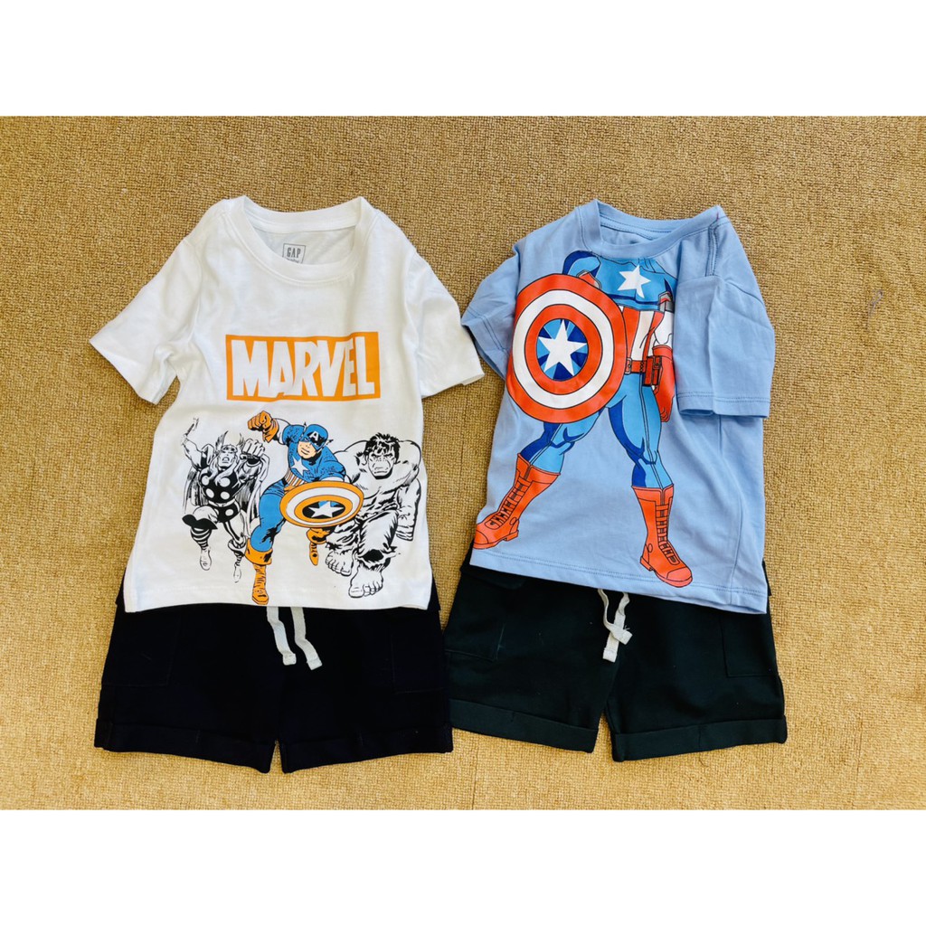 Bộ Gap kaki Marvel