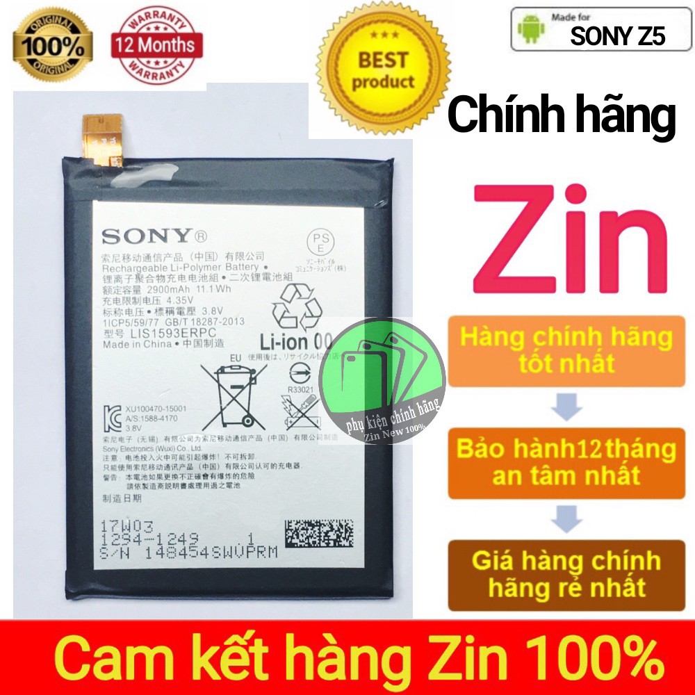 Pin SONY XPERIA Z5 Chính Hãng - Cam kết Zin máy