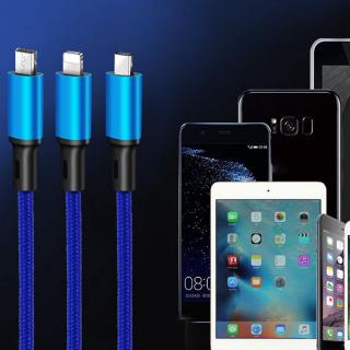 Cáp Sạc 3 Trong 1 Cổng Usb Type C Cho Android Iphone