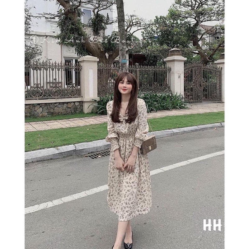 🌸VÁY HOA BE CHUN EO