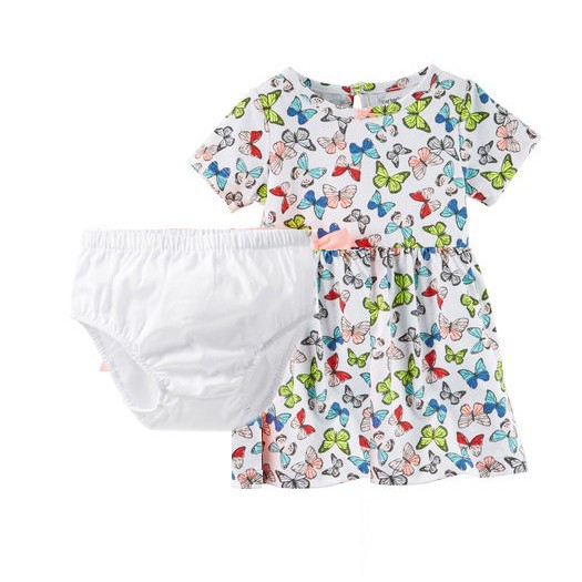 Đầm thun Carter's và babygap cho bé gái 3-24M D362