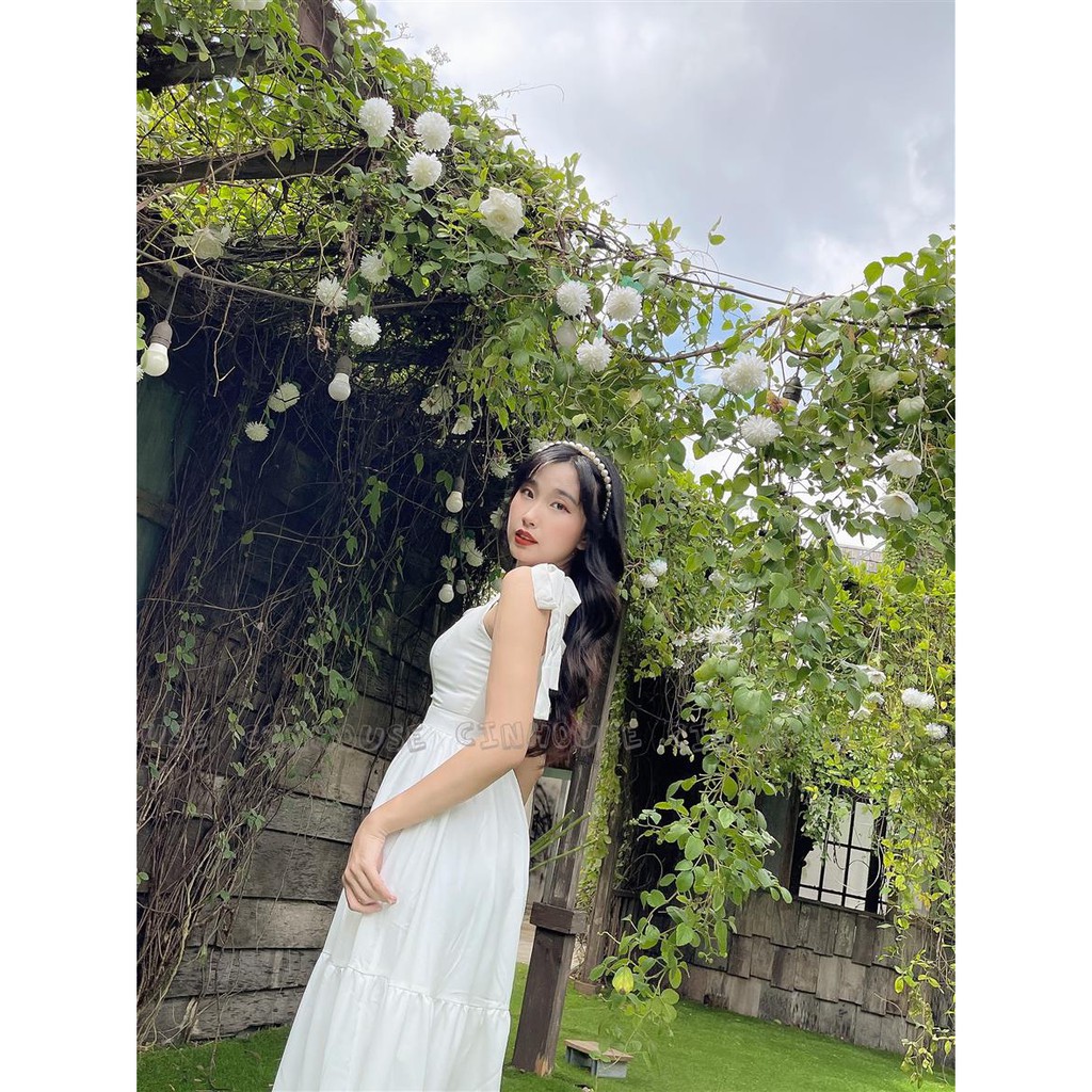 Đầm maxi Colory 1901 cột dây vai trẻ trung CIN HOUSE