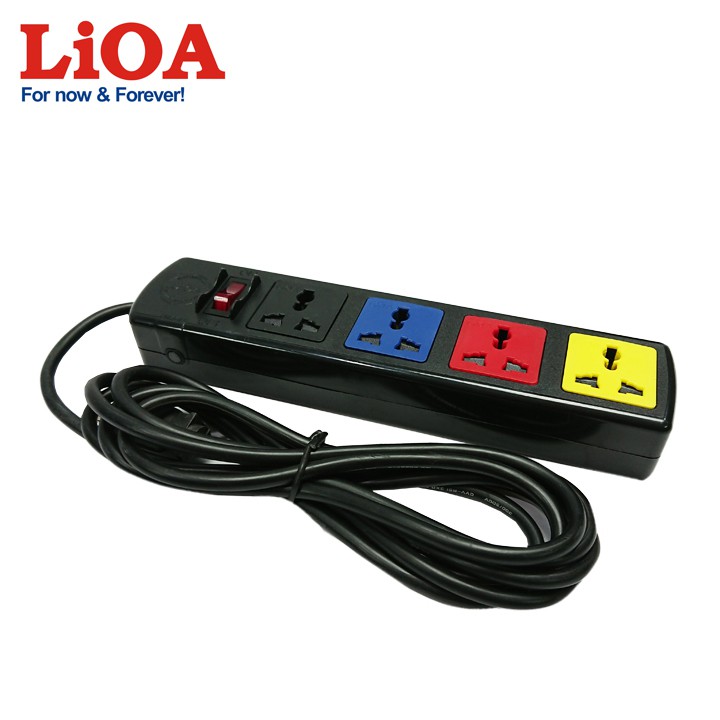 Ổ cắm kéo dài đa năng công tắc 2 cực 4DN2.33N