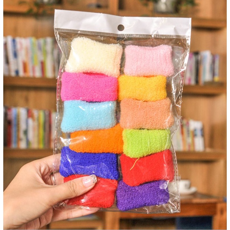 combo 4 cột tóc ngẫu nhiên màu. mẫu xinh