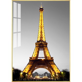 Tranh bóng kiếng Tháp Ép Phen Eiffel Tower trang trí phòng khách phòng làm việc phòng ăn BK_0086