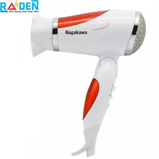 Máy sấy tóc 2 tốc độ, 1200W Nagakawa NAG1602 thiết kế tay cầm gập được