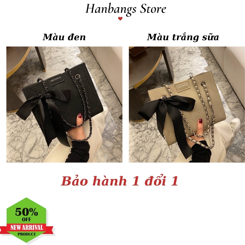 Túi xách nữ đeo chéo đeo vai thắt nơ sành điệu sang trọng cực chất HANBANGS STORE 26