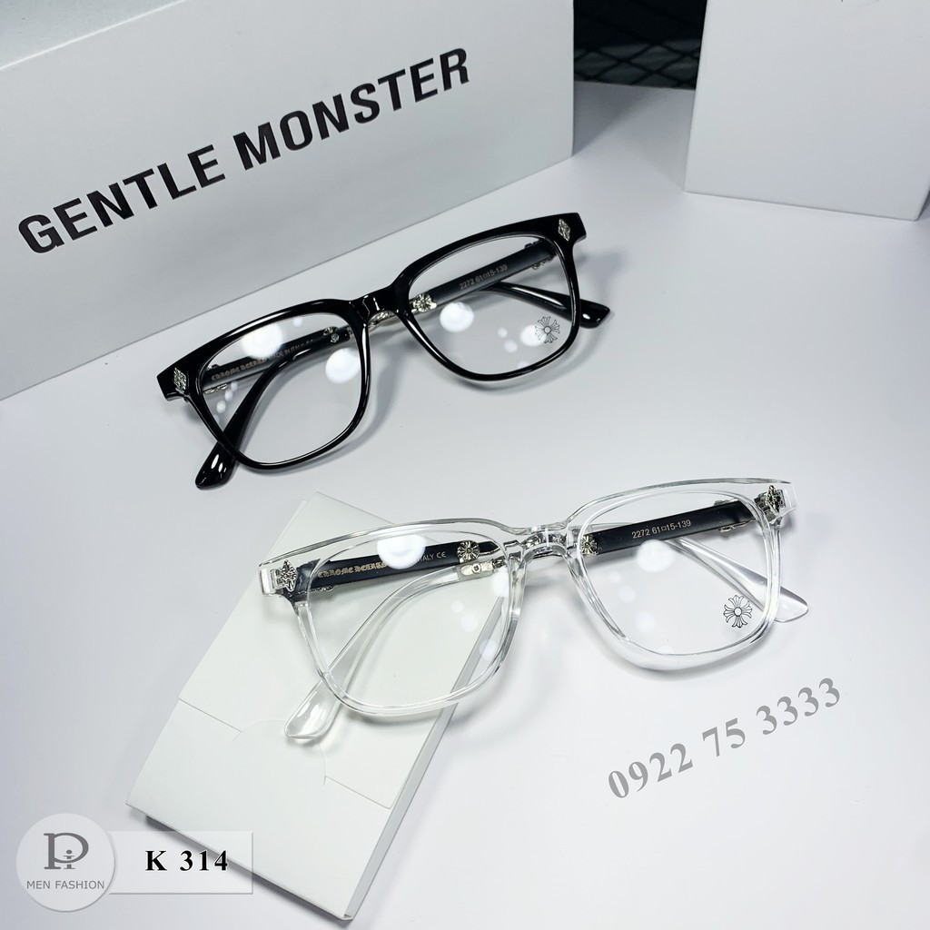 [Video thật] Gọng kính giả cận nam nữ có thể lắp mắt cận CHROM kiếng mắt không độ đẹp K314 shop_119 | BigBuy360 - bigbuy360.vn