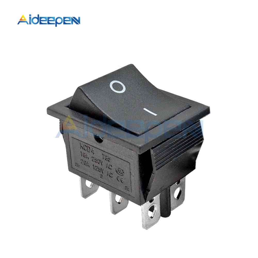 Công Tắc Bật KCD4 2 Điểm/3 Điểm 4 Chấu/6 Chấu Dành Cho Đèn Và Các Thiết Bị Điện 16A 250VAC/20A 125VAC | BigBuy360 - bigbuy360.vn