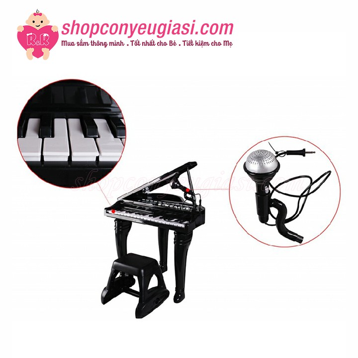 Đàn Piano Cổ Điển Kèm Micro Đồ Chơi Cho Bé Winfun