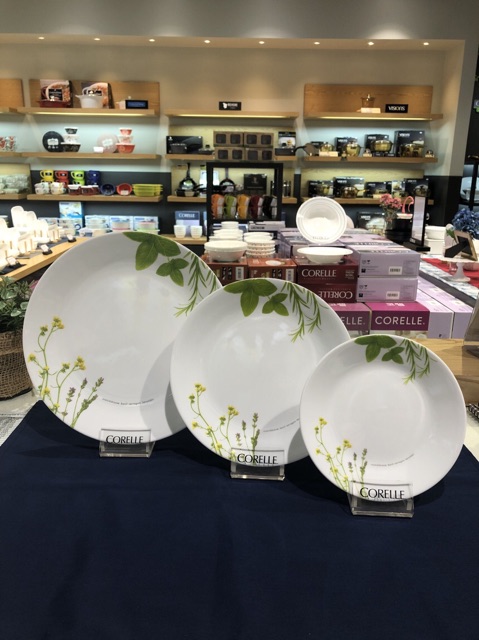 Dĩa Thuỷ Tinh Mỹ European Herbs Corelle 110-EH 26cm