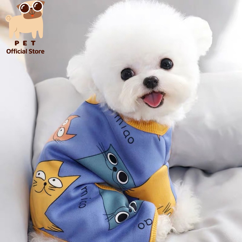 Jump mặc ngủ cho thú cưng, chó mèo Quần áo thun ấm áp cho thú cưng Pet Fashion Official Store