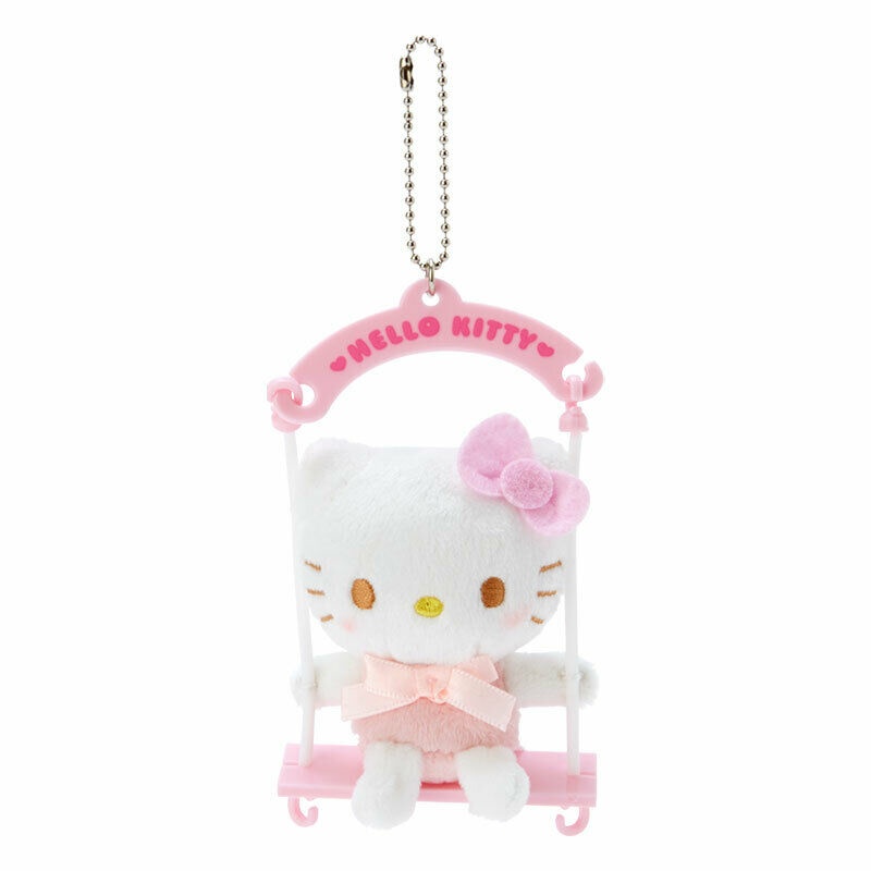 ★Kho Sẵn Sàng★ Búp Bê Nhồi Bông Mini Hình Nhân Vật Sanrio Swing Mascot Hello Kitty Kuromi My Melody Badbadtzmaru
