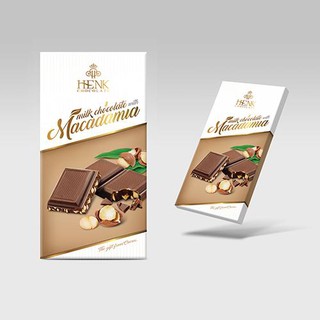 Socola sữa nhân hạt Macca thanh 100g