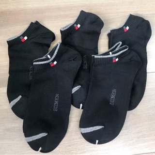Tất nam Bizmen đen, cổ ngắn Set 5 đôi