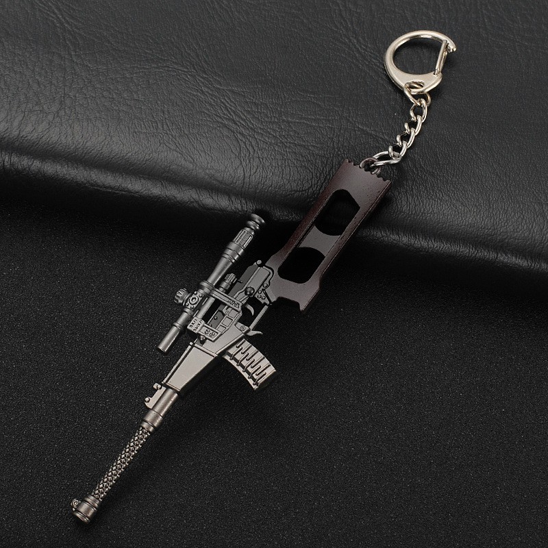 Móc khóa vật phẩm đồ chơi mô hình PUBG 16cm Chảo Mũ Áo Giáp