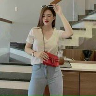 Áo phông cổ tim zara chất mát