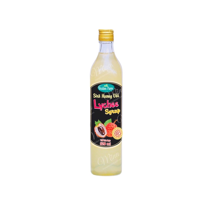 Siro VẢI  Golden Farm 520ml