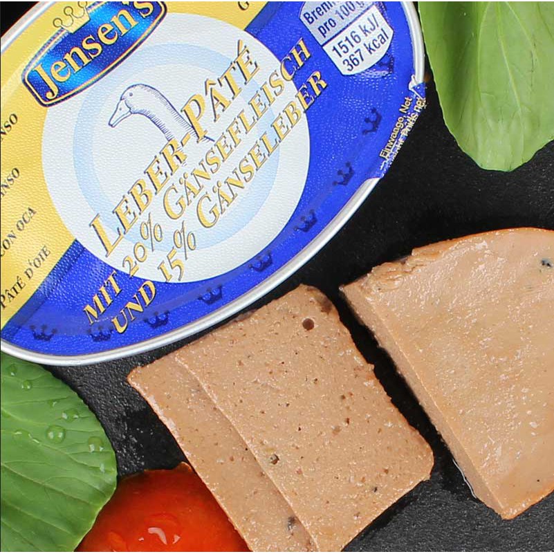 Pate gan ngỗng JENSEN'S  80g siêu ngon (Hàng Đức date mới tinh)