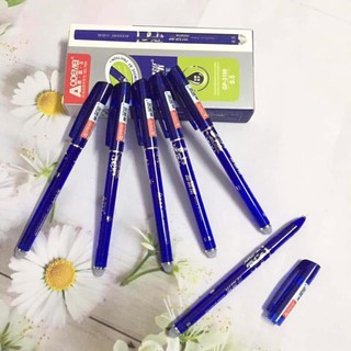 Combo 12 cây bút bi xóa được thần kỳ mực xanh