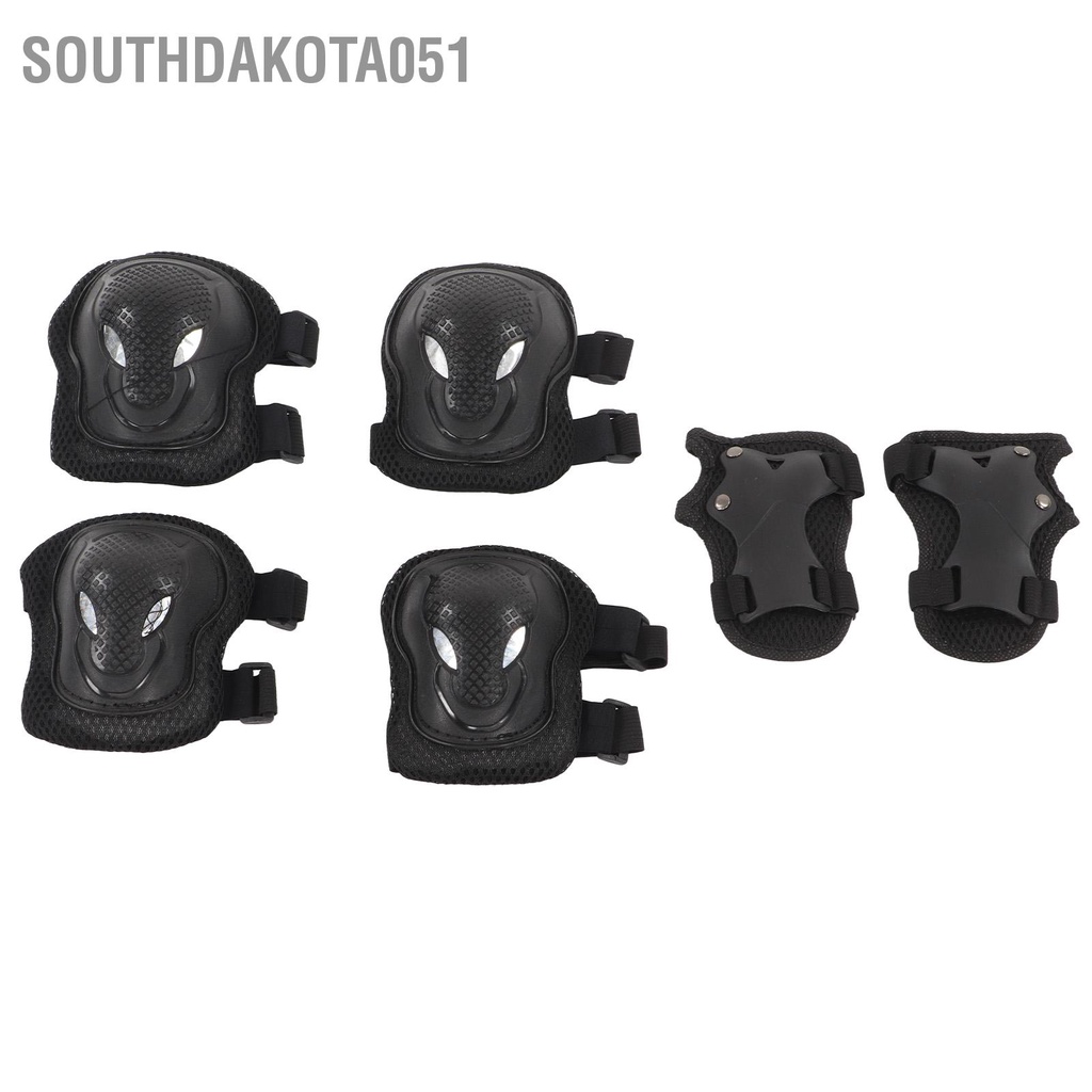 Bộ phụ kiện bảo hộ chân tay chơi thể thao trượt patin dành cho người lớn trẻ em trên 6 tuổi