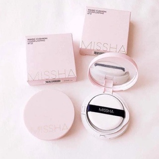 [có bill] Phấn Nước Kiềm Dầu Missha M Magic Cushion Cover Lasting SPF50+/PA+++ 15g