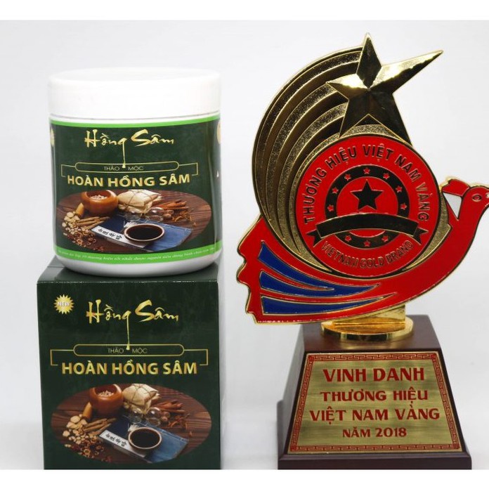 Tăng Cân Đông Y Hoàn Hồng Sâm 1 hộp 60V/15 ngày (1 Liệu Trình 3 Hộp )