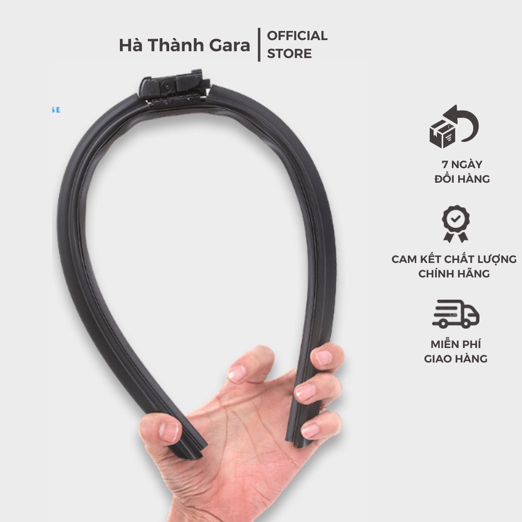 Gạt mưa ô tô DOLY thân mềm không xương lưỡi gạt Silicon gạt sạch nước không gây tiếng ồn
