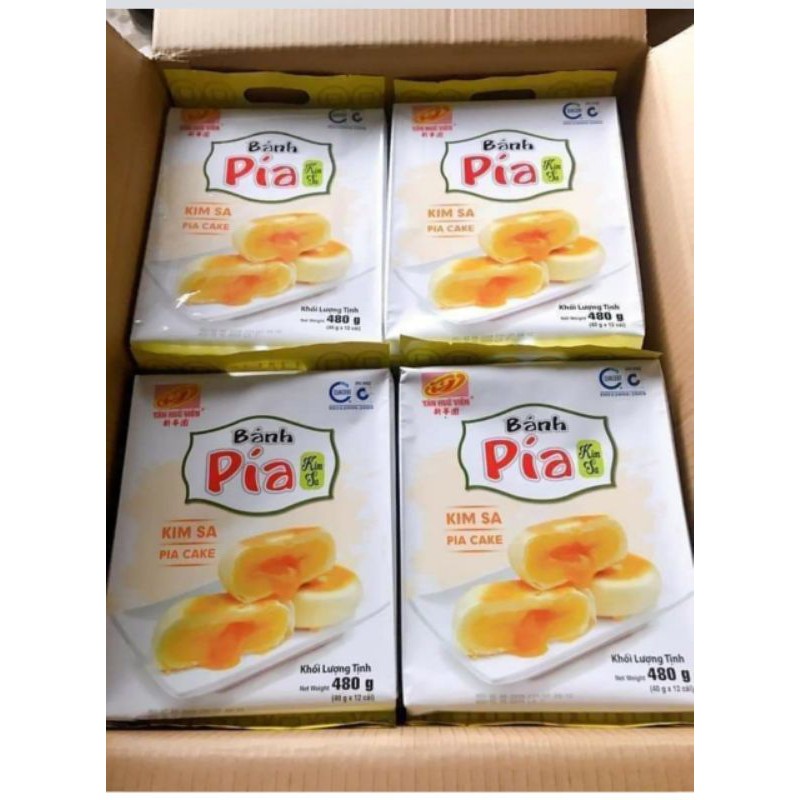 BÁNH PÍA KIM SA TÂN HUÊ VIÊN BỊCH 12 CÁI