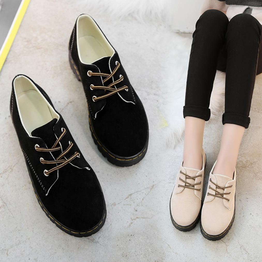 Giày Nữ Đế cao Da Lộn Siêu Đẹp Hàng Quảng Châu B56 - Mery Shoes | BigBuy360 - bigbuy360.vn