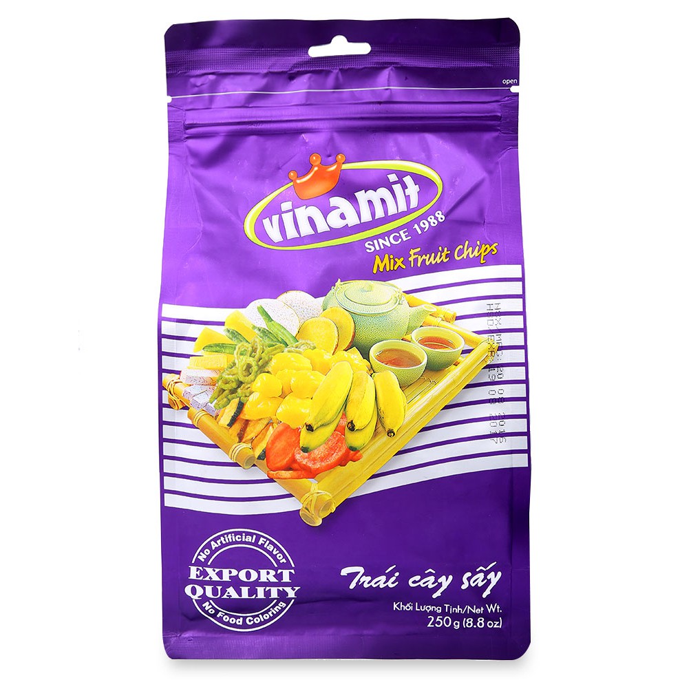 Trái cây sấy giòn Vinamit túi 250g