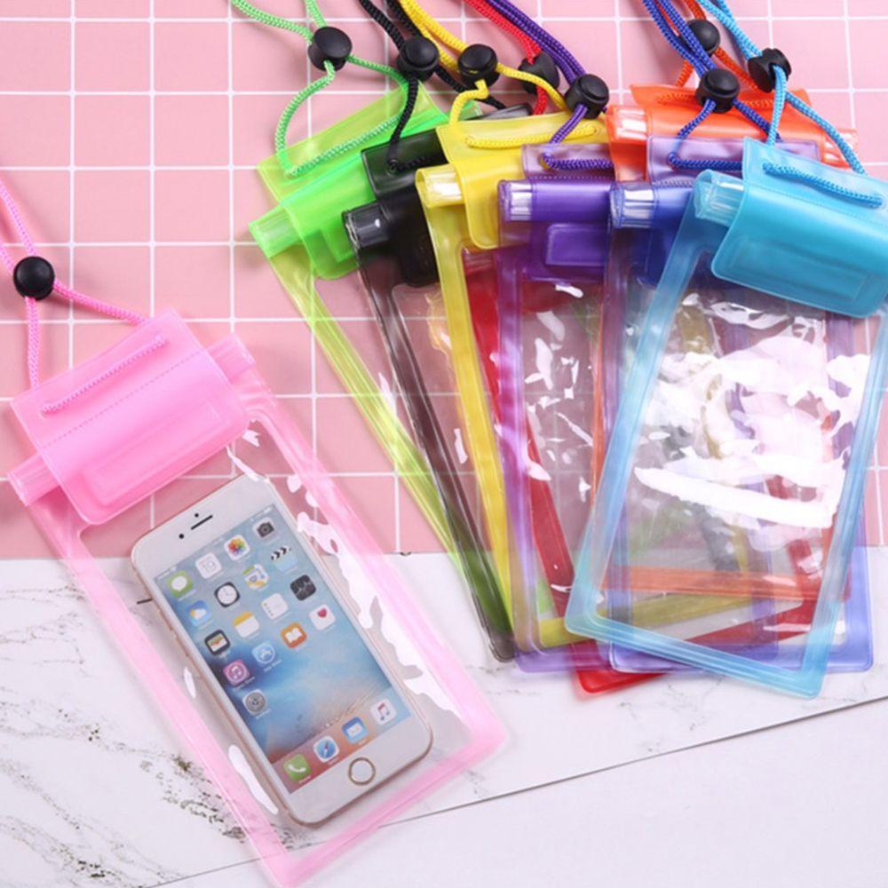 HARRIETT Túi Đựng Điện Thoại Di Động Bằng PVC Trong Suốt Đeo Cổ Chống Thấm Nước Thời Trang Mùa Xuân