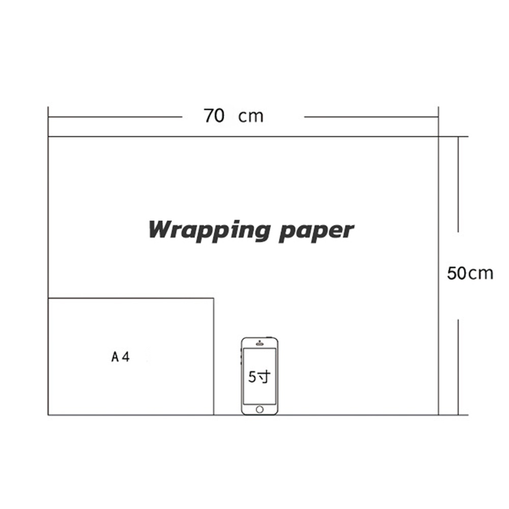 Hộp Giấy Kraft 50 * 70cm Đựng Quà Giáng Sinh / Năm Mới