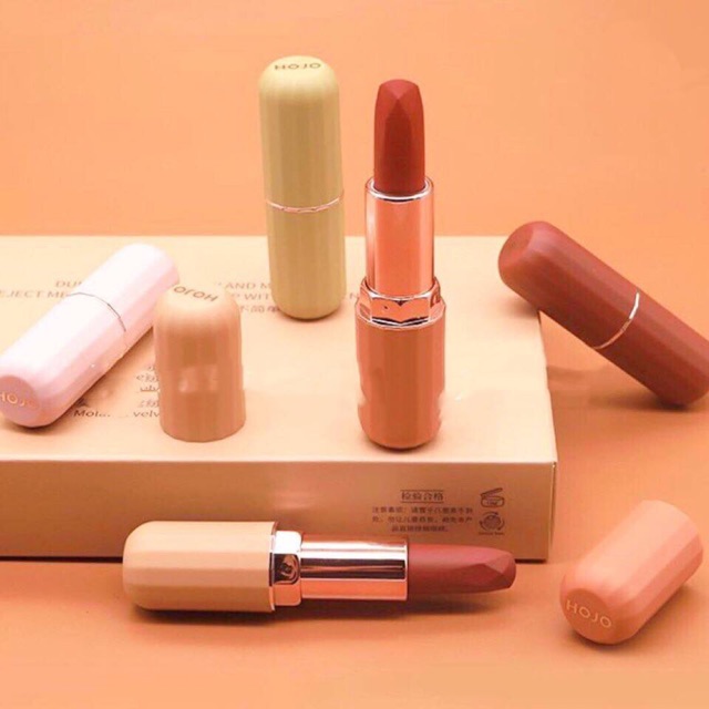 SET SON THỎI HOJO MOLANDI VELVET LIPSTICK