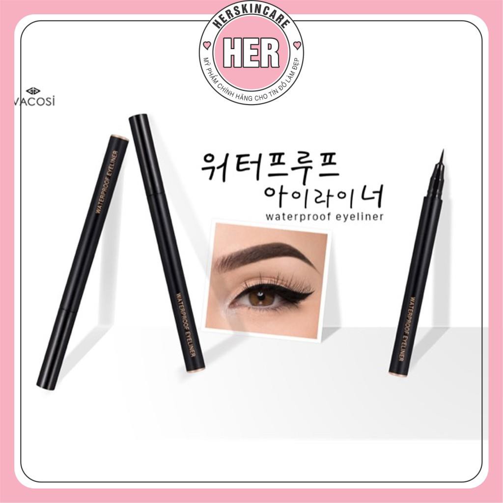 Bút Kẻ Mắt Nước Vacosi Waterproof Pen Eyeliner