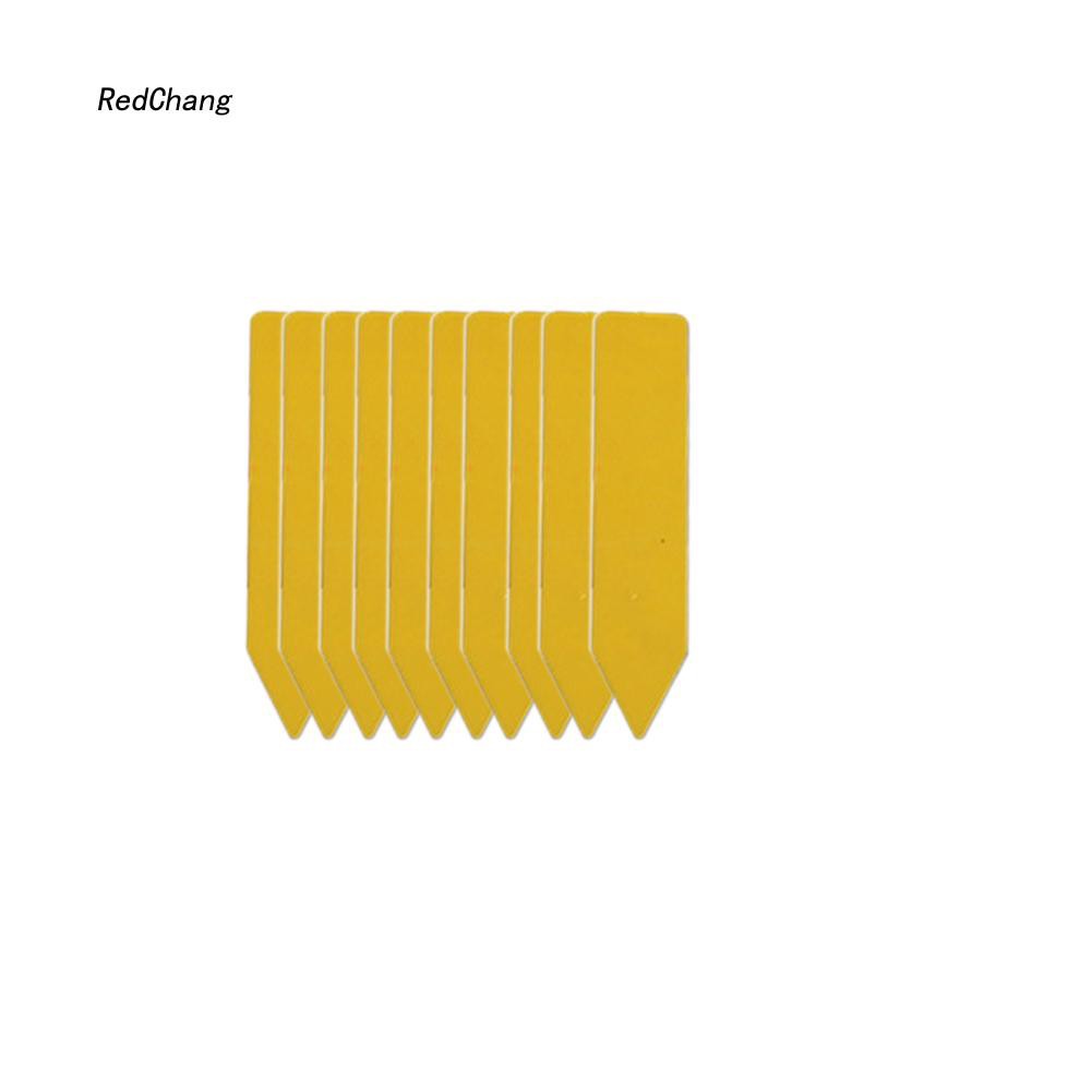 Set 100 thẻ nhựa ghi đánh dấu tên cây trồng không thấm nước tái sử dụng tiện lợi