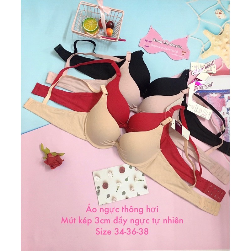 [Hàng Thái] Áo lót mút kép nâng đẩy ngực tự nhiên