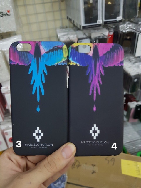 Ốp nhám HOT Marcelo Burlon Iphone đủ mã