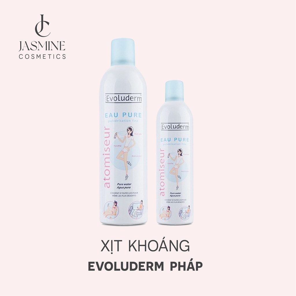 Xịt Khoáng Evoluderm Pháp 150ml - 400ml