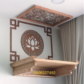Bàn thờ phật ở chung cư 41x61 trang nghiêm